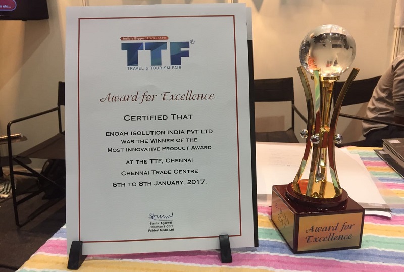 eXenia-Most-Innovative-Product-Award-in-TTF-Chennai