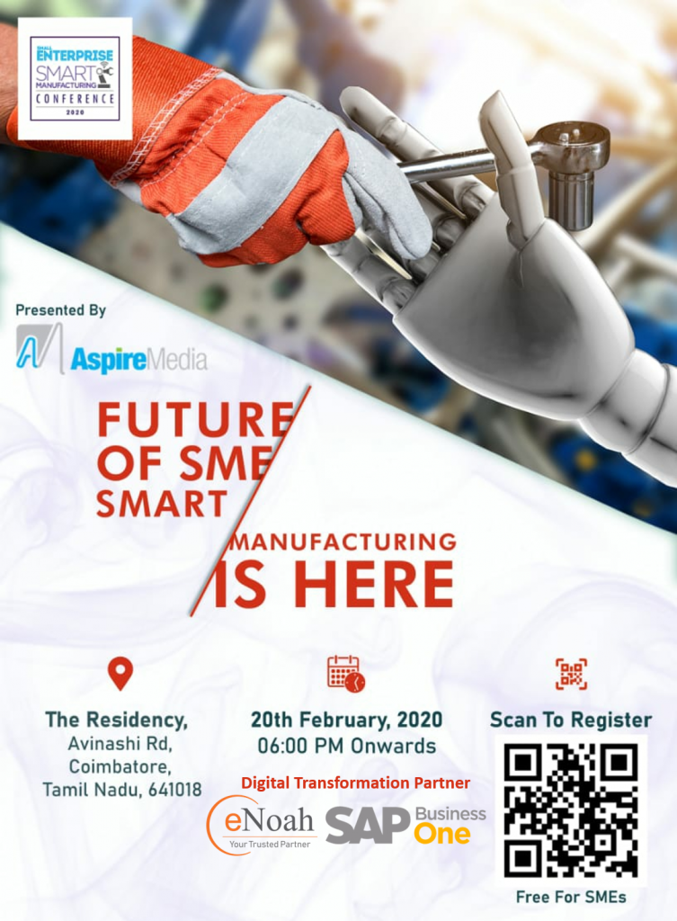 eNoah at Small Enterprise SME Smart Manufacturing Summit 2020 News