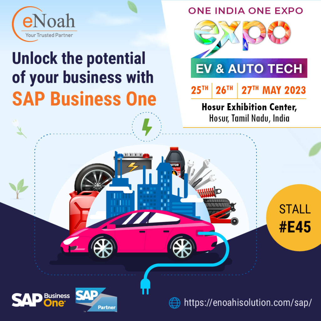 eNoah at EV & Auto Tech Expo 2023, Hosur, Tamil Nadu News & Events