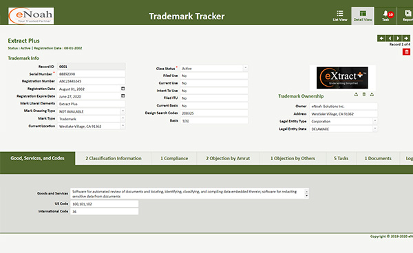 Trademark Tracker Integrated Solution for Legal Trademark