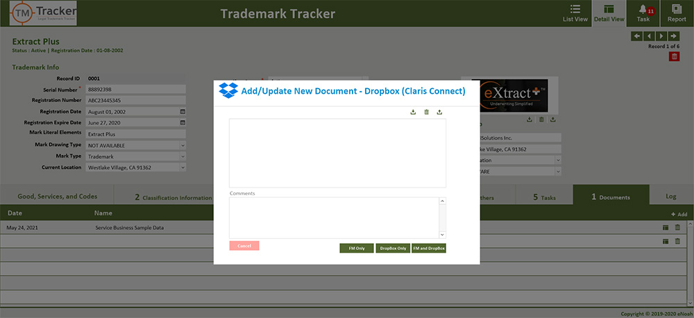 trademark wealth tracker